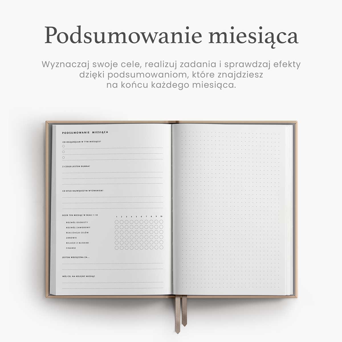 OUTLET - Planer tygodniowy DUST PINK (widoczna wada)