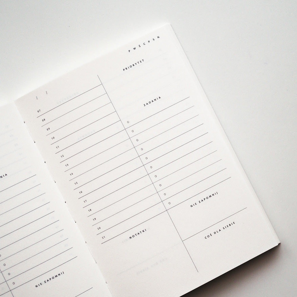 Planer dzienny - notes biurkowy