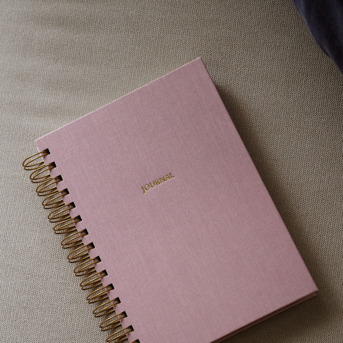 Planer tygodniowy na spirali DUST PINK