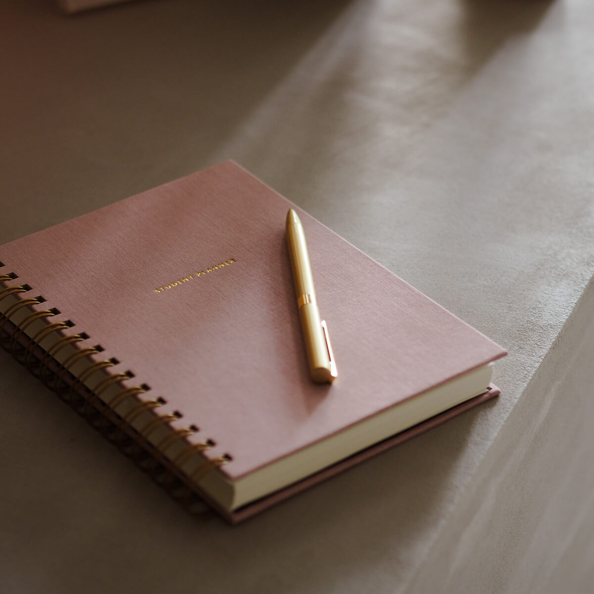 Kalendarz akademicki na spirali 2025/2026 - DUST PINK (całkowicie wyprzedany)