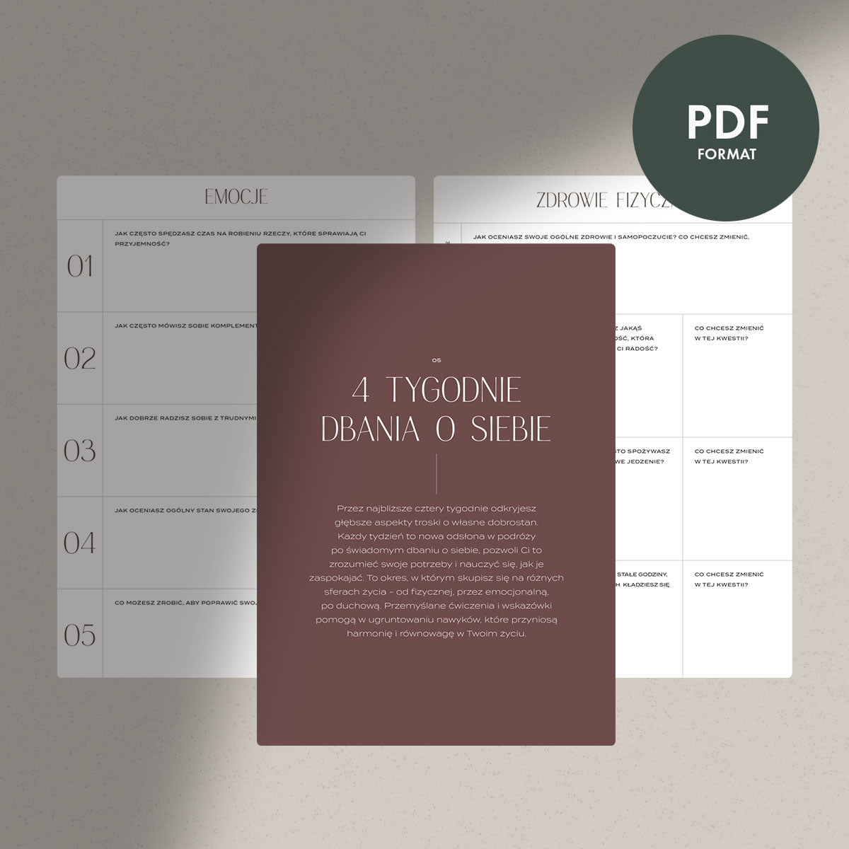 SELF-CARE JOURNAL: Dziennik holistycznego dbania o siebie