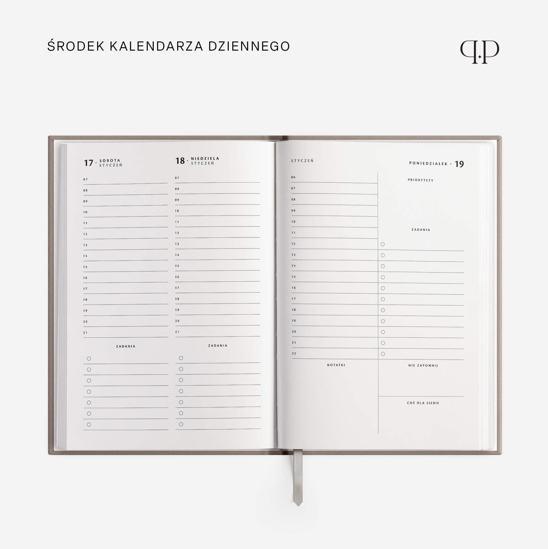 Kalendarz dzienny 2026 - RED VELVET