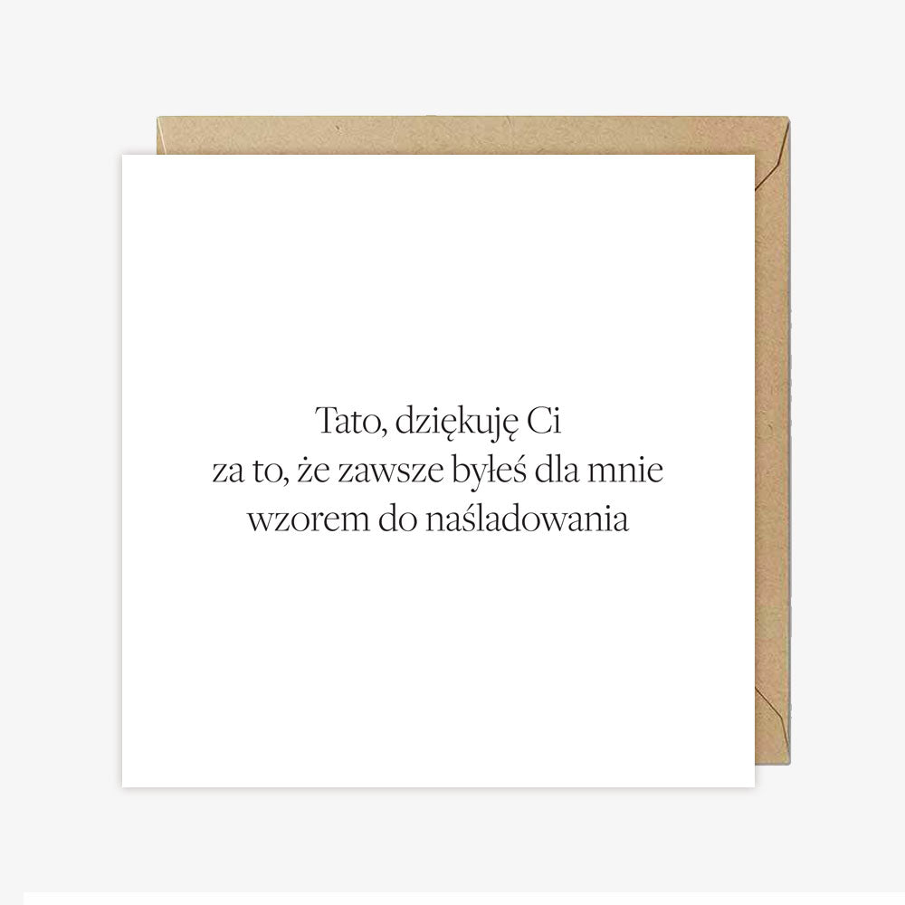 Kartka na dzień taty