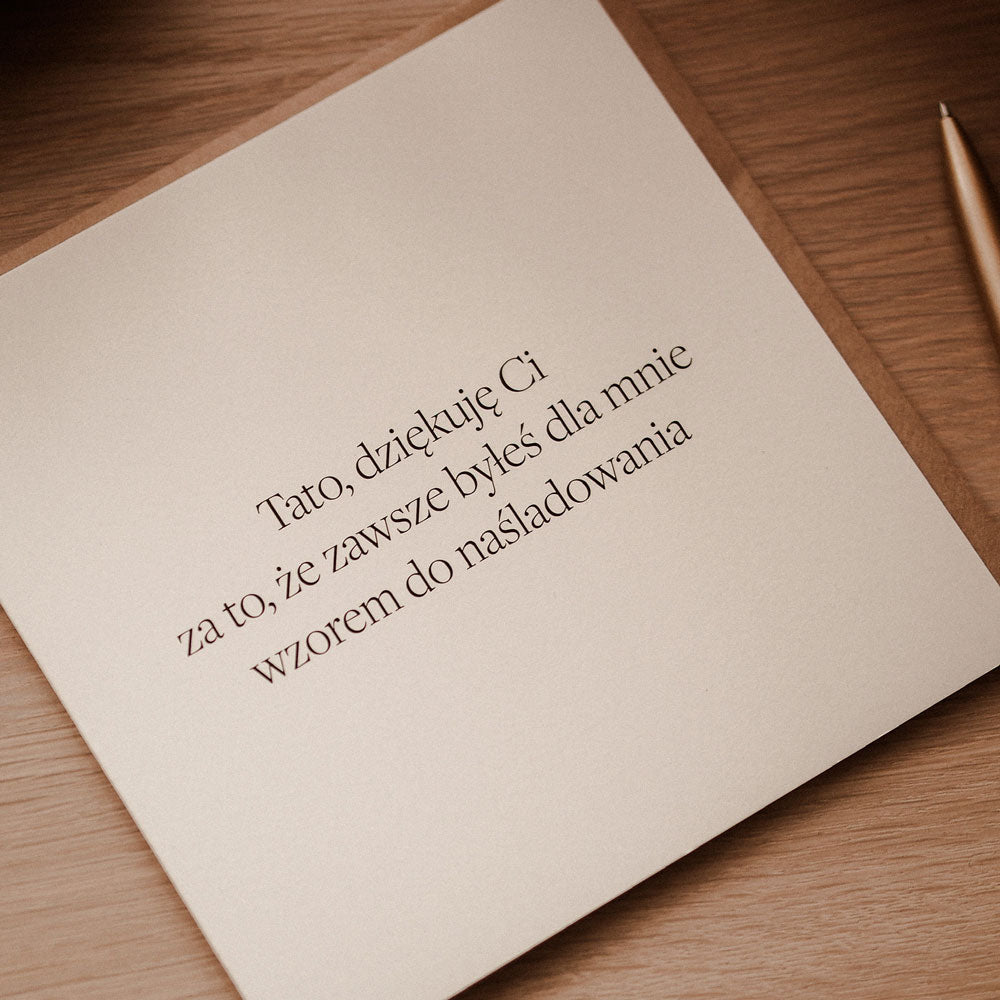Kartka na dzień taty
