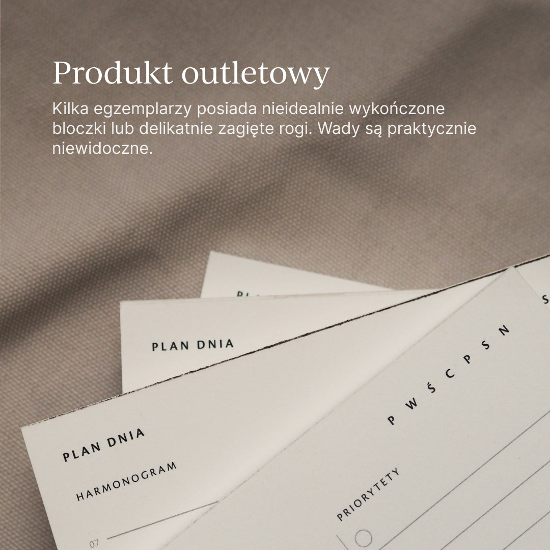 OUTLET - Planer dzienny SIMPLE
