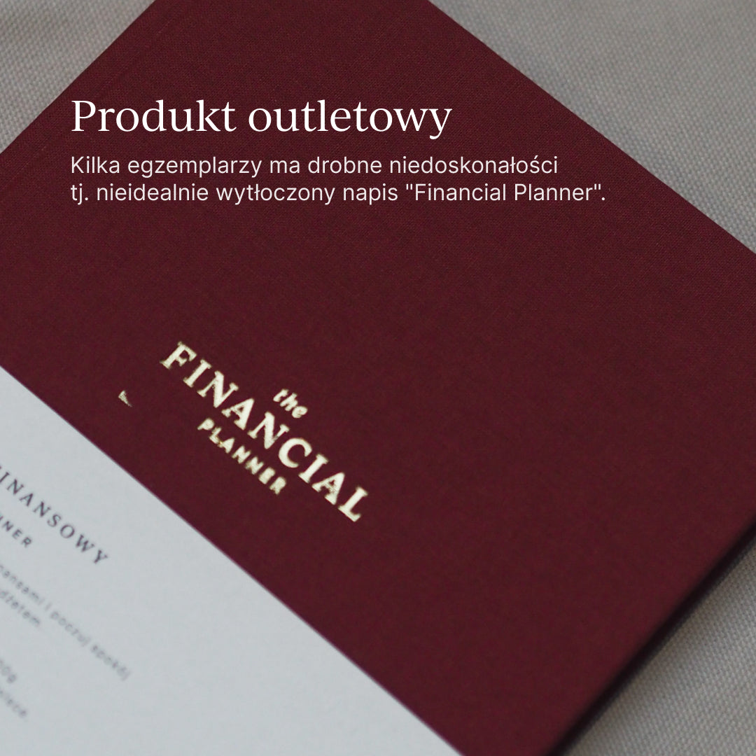 OUTLET - Planer budżetu FINANCIAL PLANNER