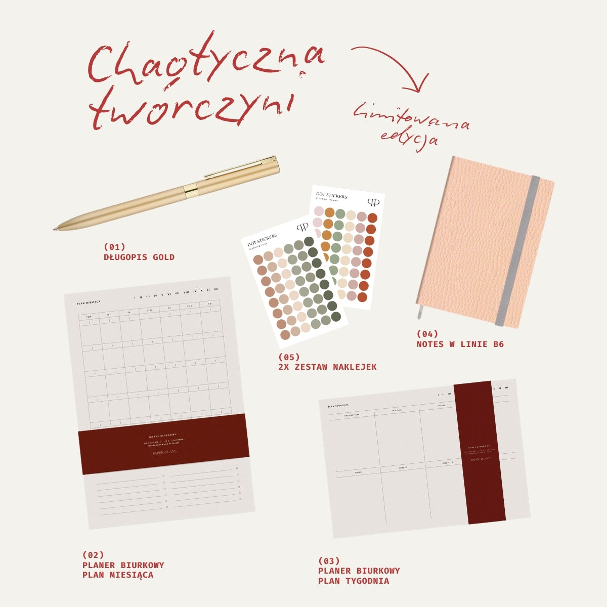 Zestaw Chaotyczna Twórczyni (limitowana edycja)