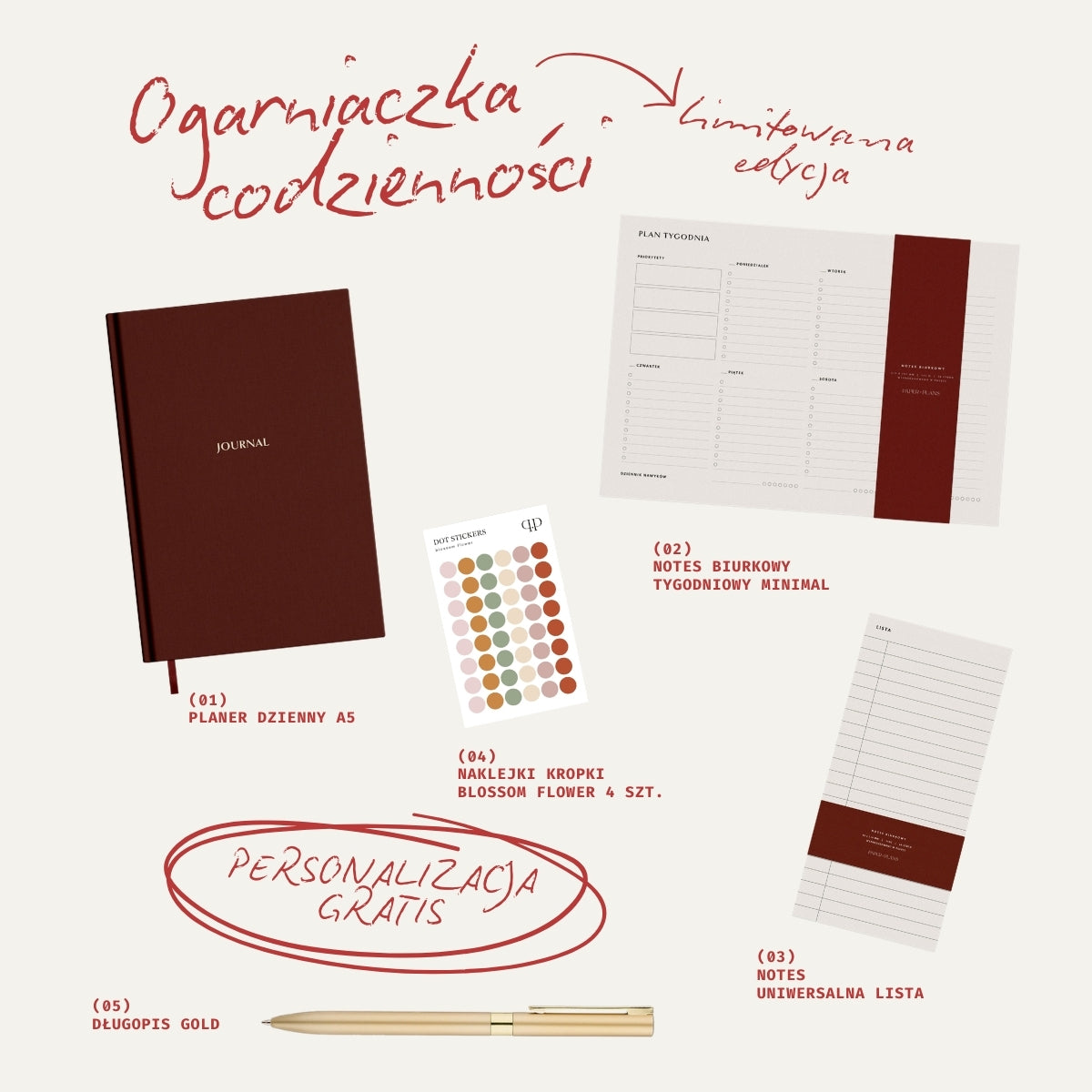 Zestaw Ogarniaczka Codzienności (limitowana edycja)