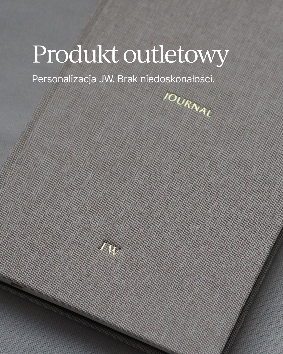 OUTLET - Planer tygodniowy LINEN JOURNAL (inicjał JW)