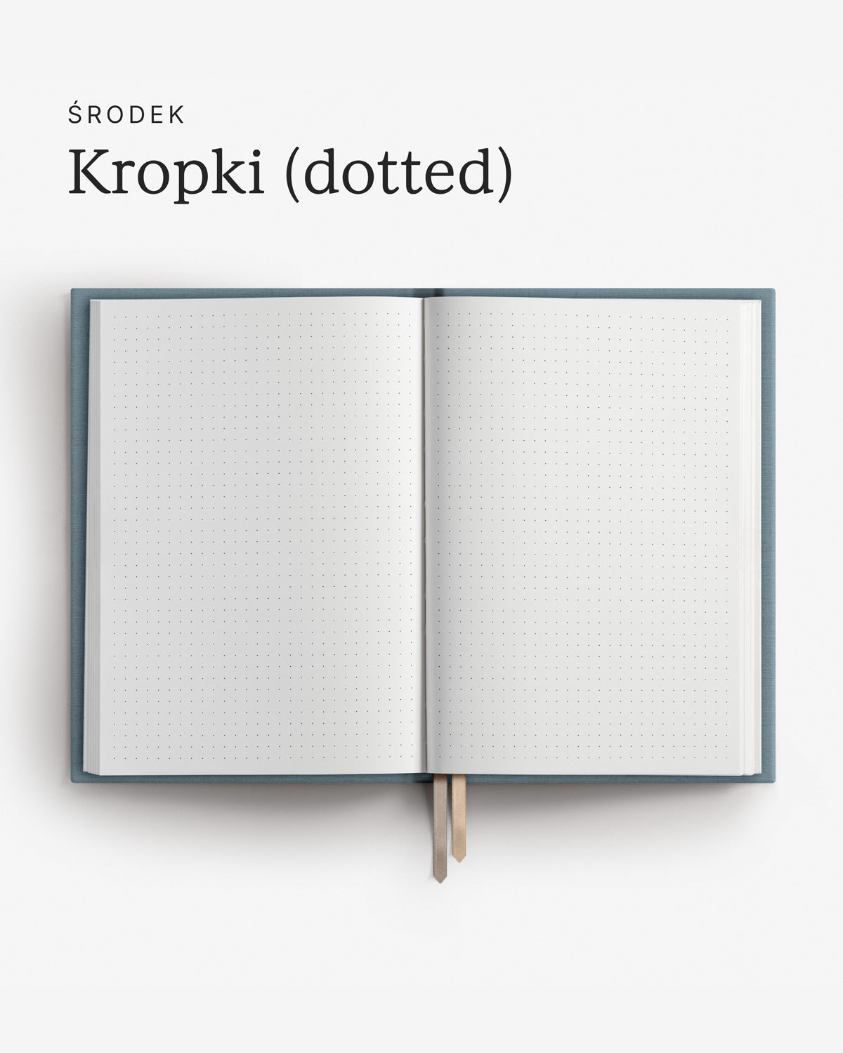 Notes w twardej oprawie A5 | MISTY BLUE