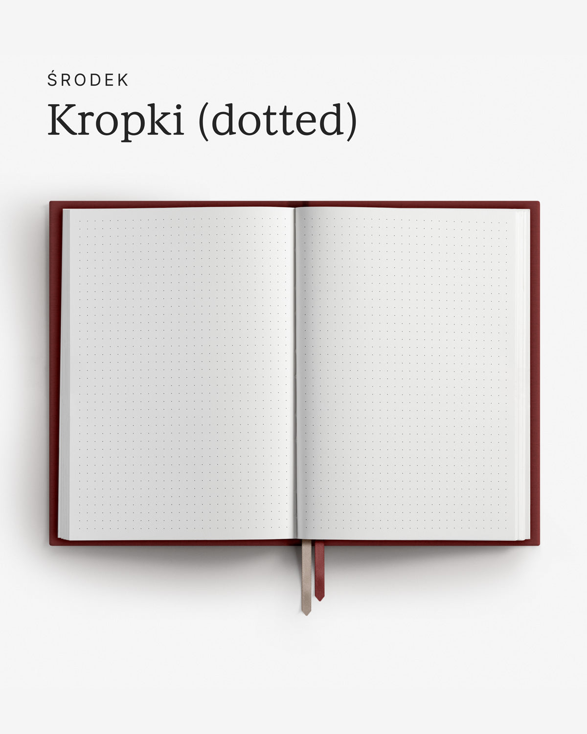 OUTLET - Notes w twardej oprawie A5 | RED VELVET (mała niedoskonałość)