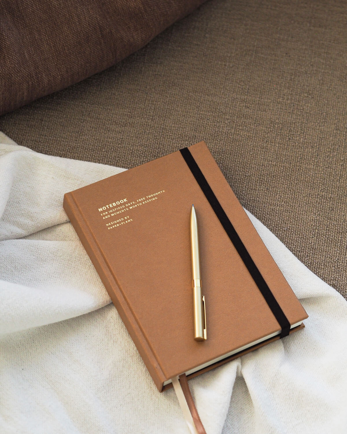 Notes w twardej oprawie A5 | RUSSET BROWN