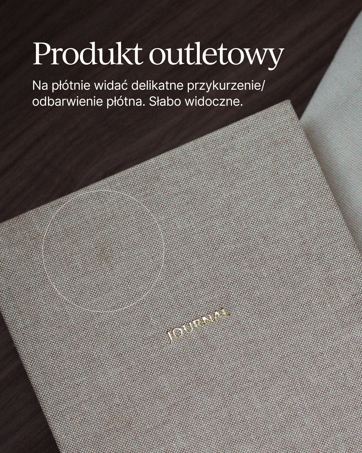 OUTLET - Planer dzienny LINEN JOURNAL (mała niedoskonałość)
