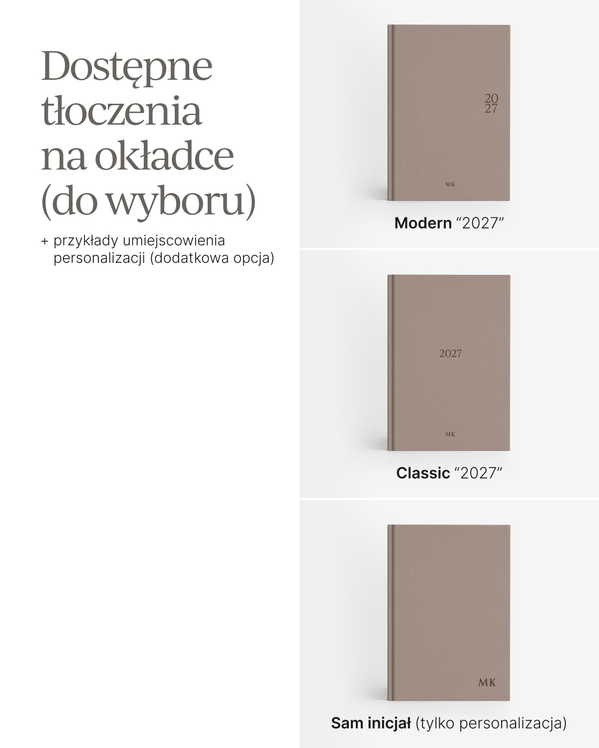 Kalendarz tygodniowy 2027 - CAFFE LATTE (przedsprzedaż)
