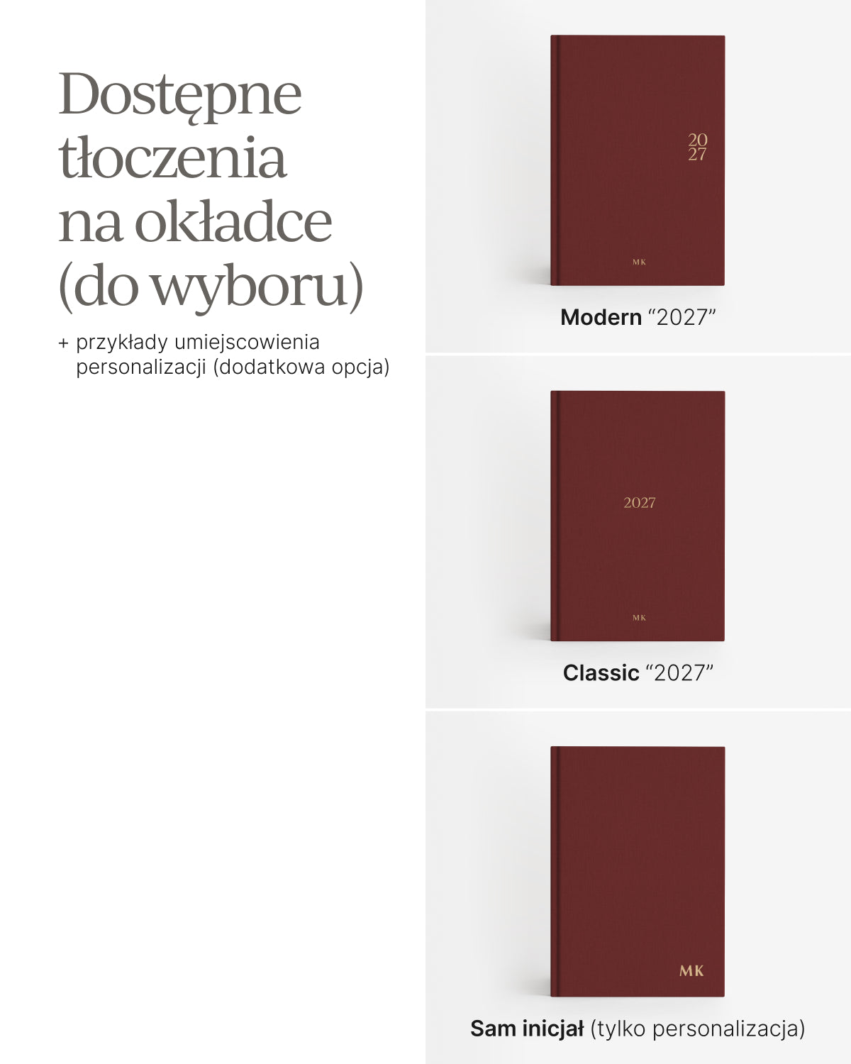Kalendarz tygodniowy 2027 - RED VELVET (przedsprzedaż)