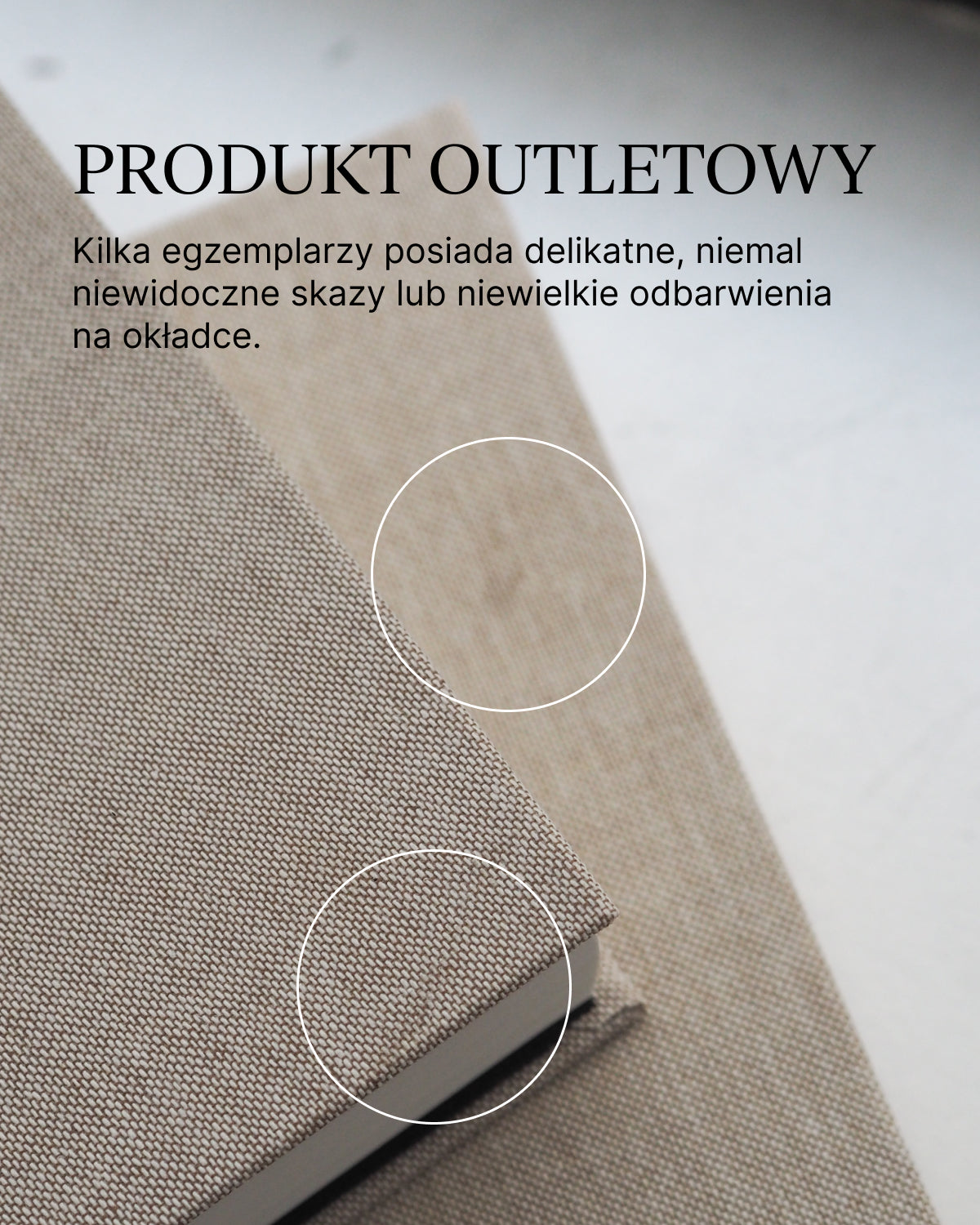 OUTLET - Kalendarz dzienny od września 2026/2027 - WARM LINEN (mała niedoskonałość)