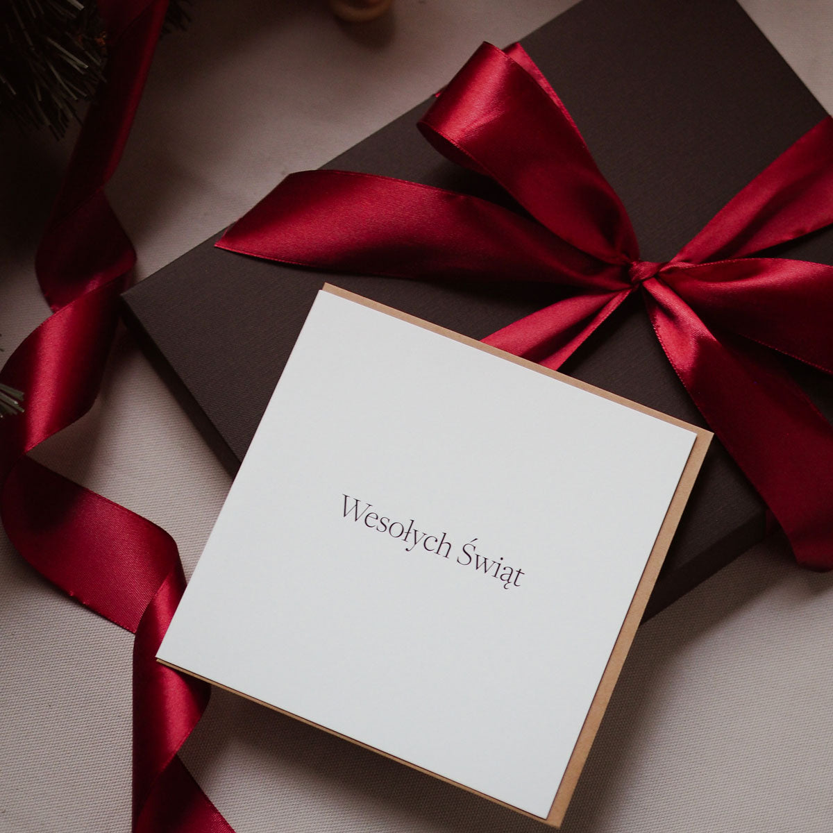 Kartka okolicznościowa WESOŁYCH ŚWIĄT
