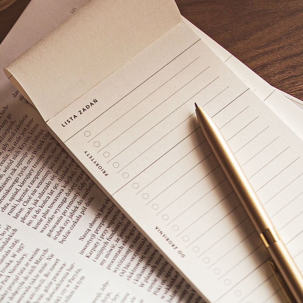 Lista zadań notes