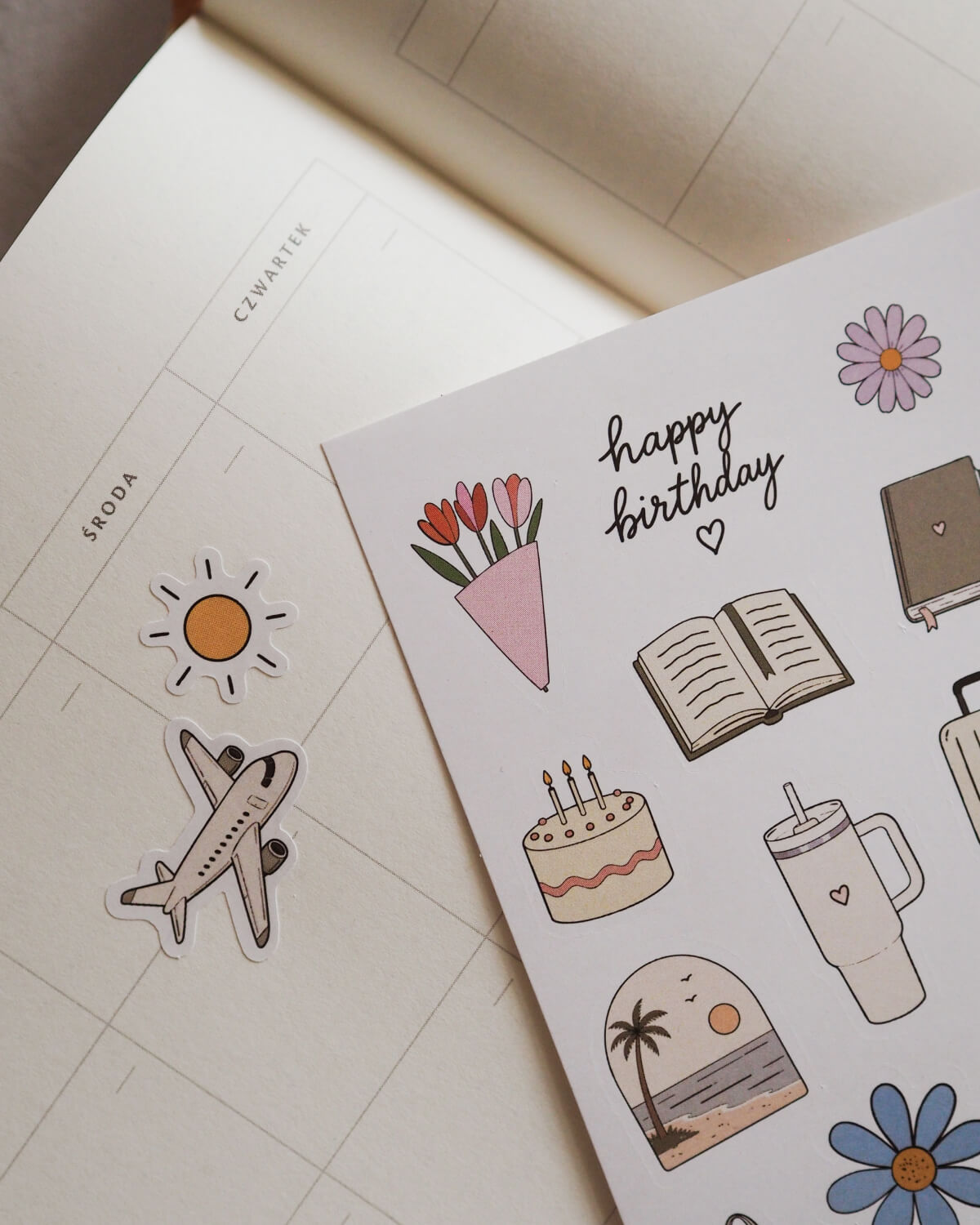 Naklejki do planowania PLANNER DOODLES