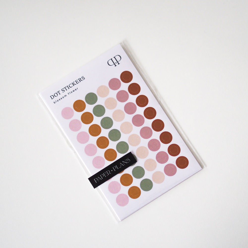 Naklejki do planera DOTS | BLOSSOM FLOWER