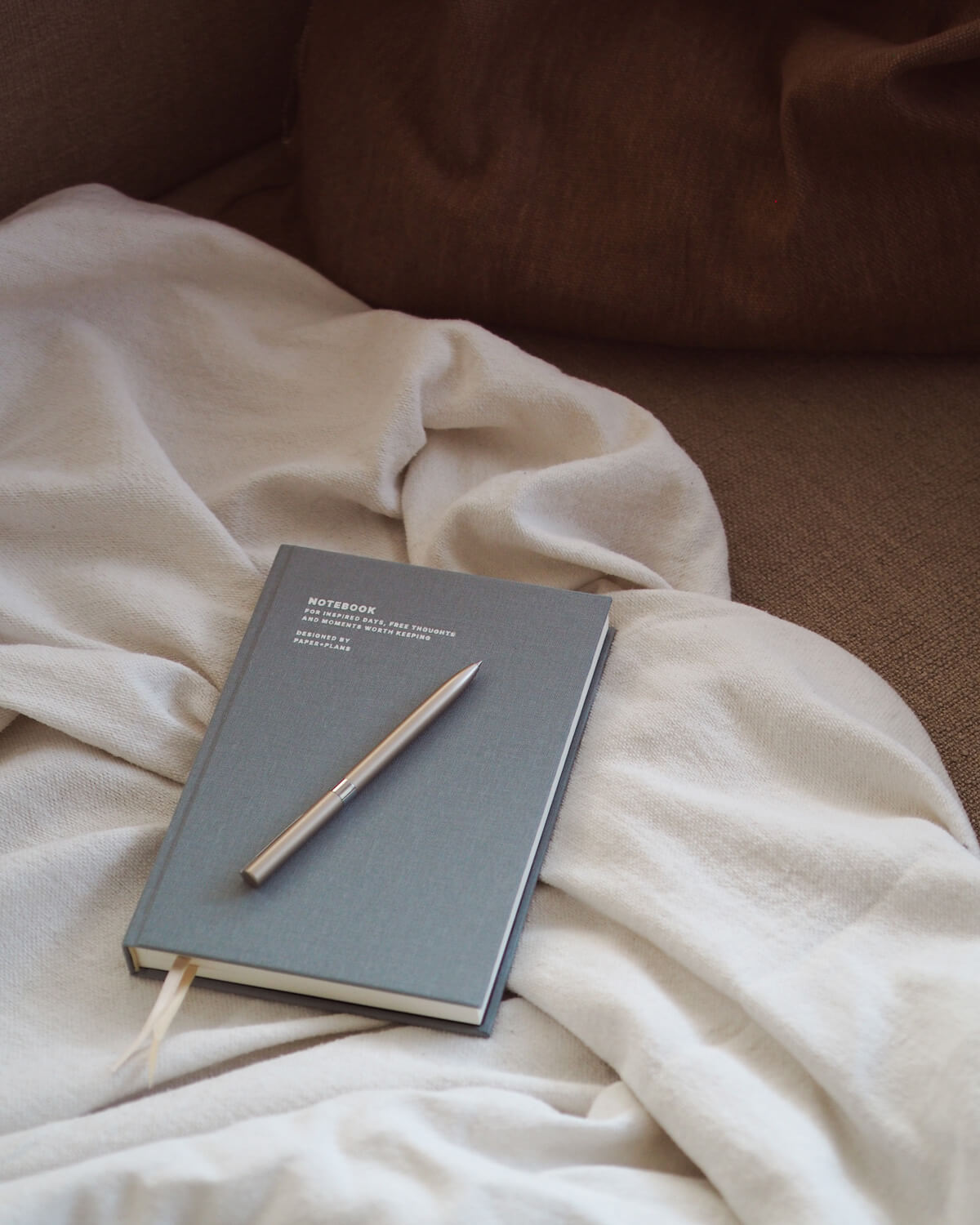 Notes w twardej oprawie A5 | MISTY BLUE