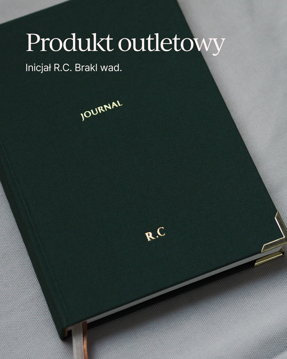 OUTLET - Planer dzienny EVERGREEN (inicjał R.C)