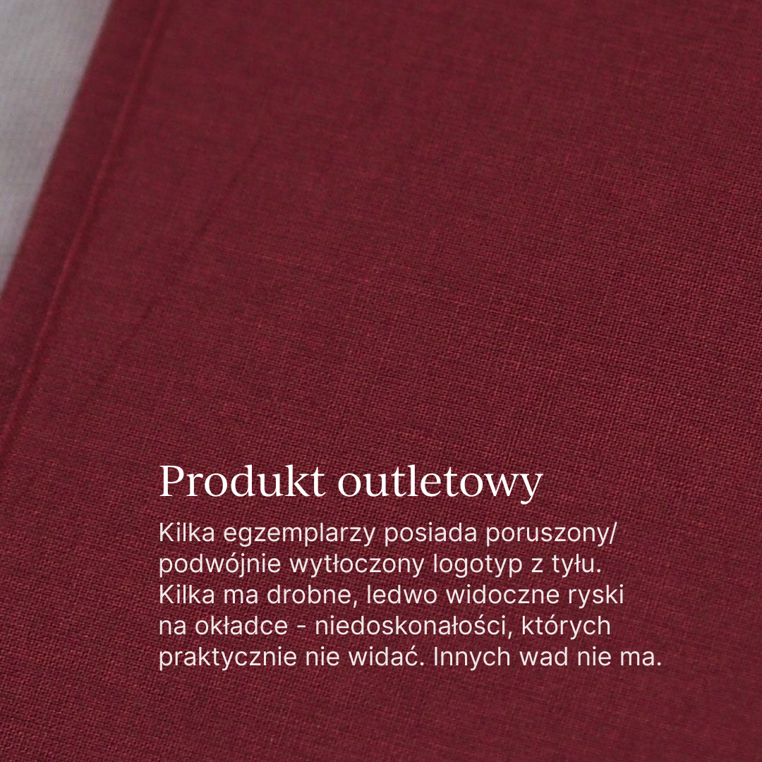 OUTLET - Kalendarz dzienny 2026 - RED VELVET (mała niedoskonałość)