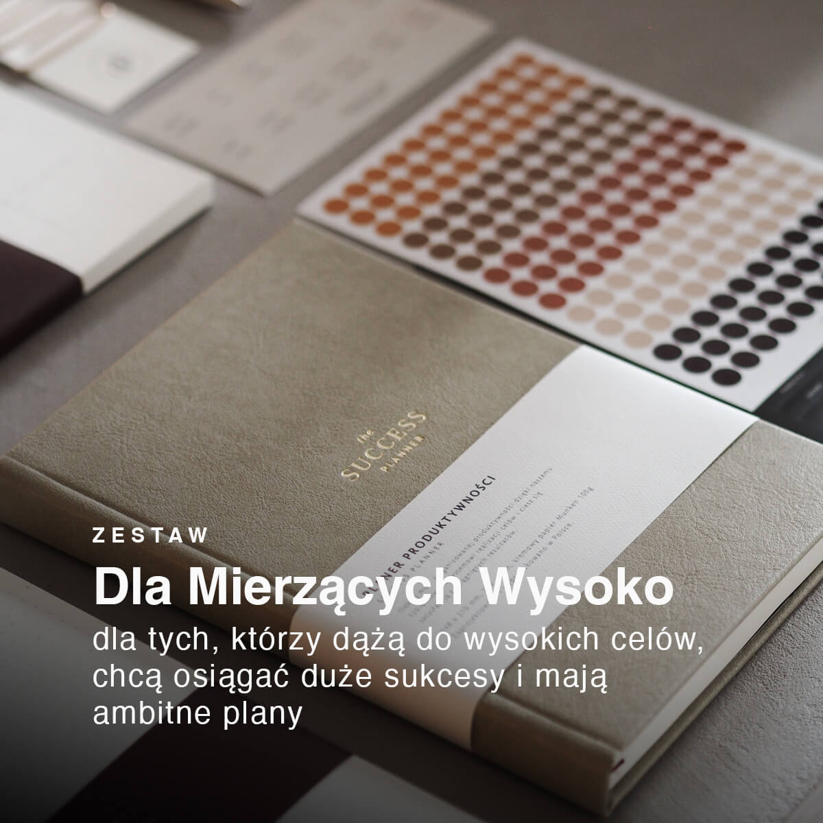 Kompletny zestaw do planowania tygodnia i miesiąca z dodatkami biurowymi