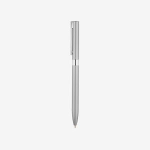 Metalowy długopis w kolorze srebrnym