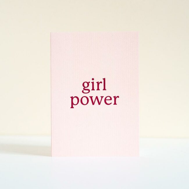 Kartka Girl Power