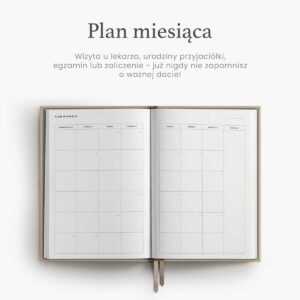 Plan miesiąca w planerze