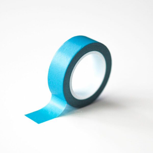 Niebieska taśma papierowa Washi Tape 15mm