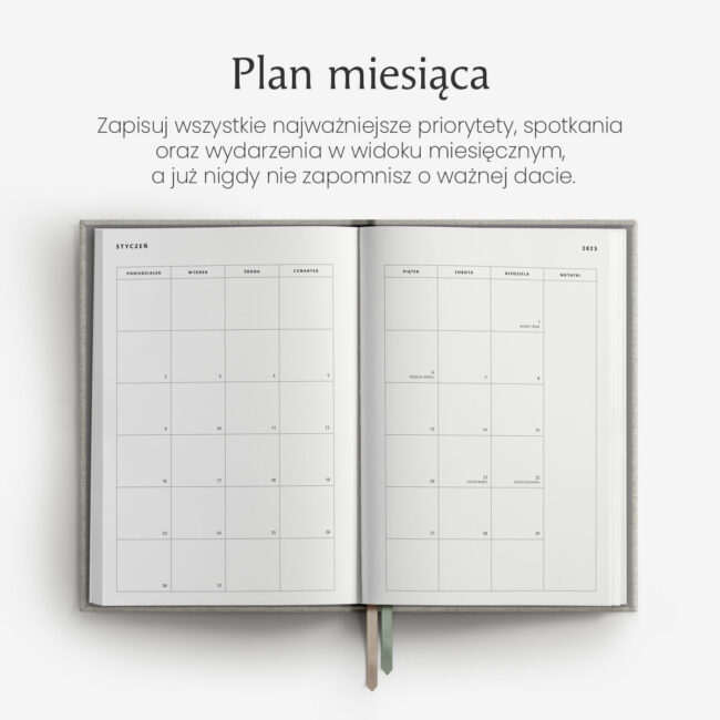Kalendarz 2023 - plan miesiąca